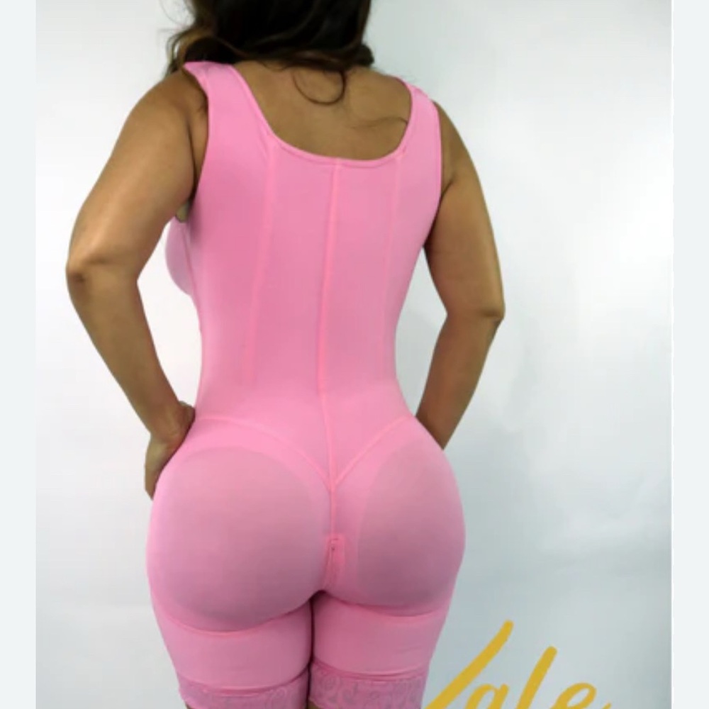 Pink Seamless Shapewear with Compression